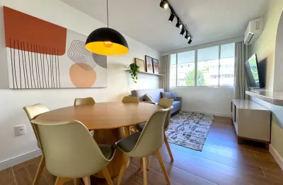 Apto de 3 qtos com suíte e vaga garagem no centro, mobiliado e reformado