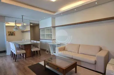 Apartamento todo mobiliado com 1 suíte para alugar, 96 m² por r$ 7.515/mês - mansões santo antônio - campinas/sp