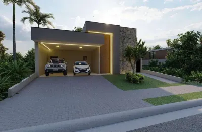 Casa à venda em Paulínia, Parque Brasil 500, com 4 suítes, com 229.36 m², Residencial Club Santorini