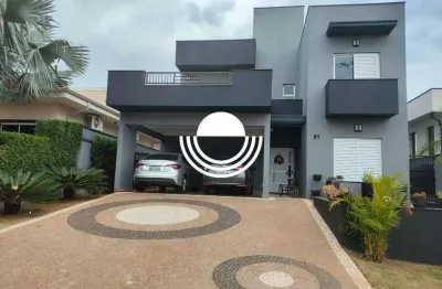 Casa à venda em Paulínia, Loteamento Terras do Cancioneiro, com 4 suítes, com 250 m²