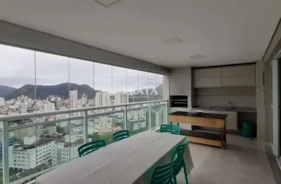 Guarujá asturias vista mar 3 dorms suíte varanda gourmet