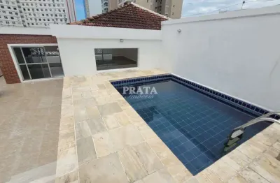 J menino santos cobertura duplex 3 dormitórios 2 vgs demarcadas