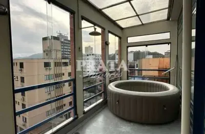Tombo guarujá cobertura duplex 2 dormitórios 1 suíte