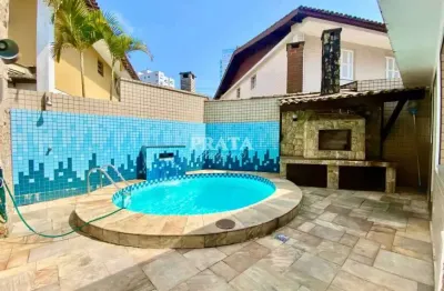 P da praia santos sobrado 4 dormitórios 1 suíte 2 vgs garagem