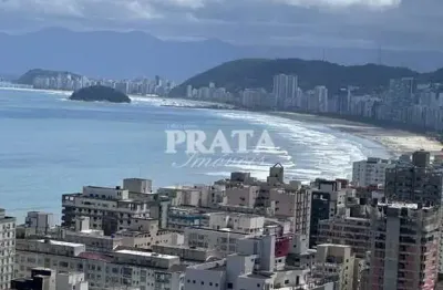 Aparecida santos 1 suíte 1 vaga garagem vista mar mobiliado