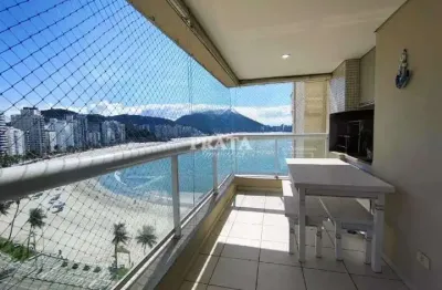 Astúrias guarujá 3 dormitórios 1 suíte 2 vgs garagem vista mar