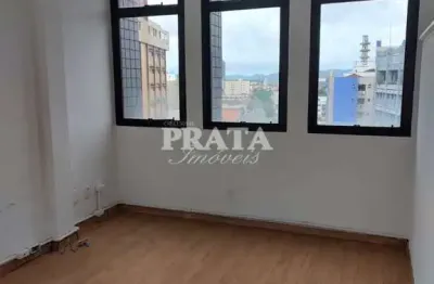 Sala comercial para alugar na Avenida Ana Costa, 254, Gonzaga, Santos