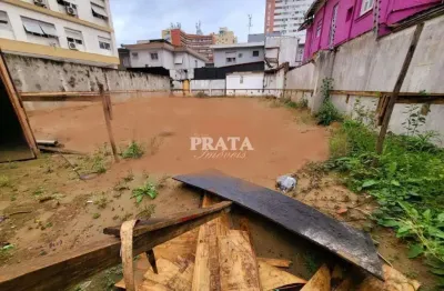 Terreno comercial à venda na Rua Ricardo Pinto, 46, Aparecida, Santos