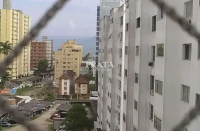Gonzaguinha santos kitnet sala 1 vaga garagem frente à praia