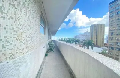 Gonzaga santos 3 dormitórios 1 suíte próximo à praia vista mar