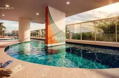 Embaré santos 2 suítes 1 vg garagem demarcada prédio com lazer