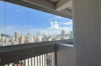 Boqueirão santos 2 suítes 1 vaga garagem demarcada e lazer