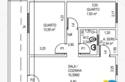 Morro nova cintra santos casa 2 dormitórios 1 vaga garagem