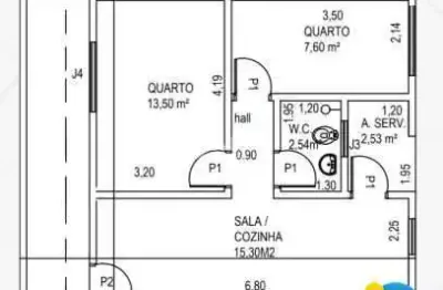Casa com 2 quartos à venda na Avenida Santista, 2204, Morro Nova Cintra, Santos