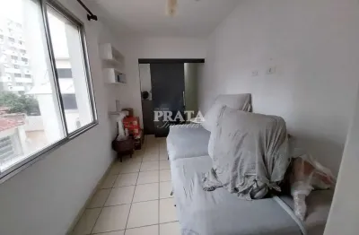 Boqueirão santos 1 dormitório 1 vaga garagem próximo à praia