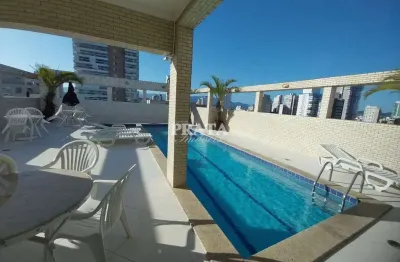 Gonzaga santos 2 suítes 1 vg garagem demarcada prédio com lazer