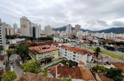 Gonzaga santos 2 dormitórios 1 suíte 1 vaga garagem demarcada