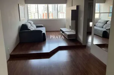Campo grande santos 2 dormitórios 1 vaga garagem demarcada