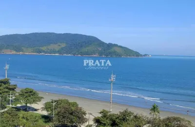 Embaré santos 2 dormitórios 1 vaga garagem prédio frente praia