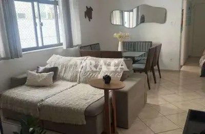 Ponta da praia santos 2 dormitórios 1 suíte 2 vagas demarcadas