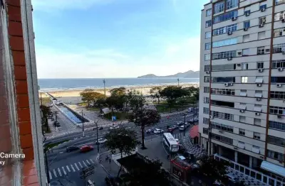 Gonzaga santos 3 dormitórios 1 suíte 1 vg de garagem vista mar