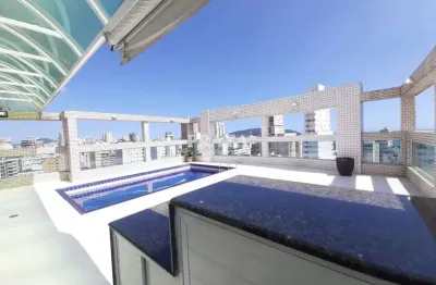 Gonzaga elevador cobertura duplex 3 dormitórios 2 vgs dem