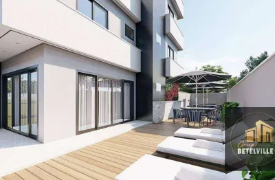 Cobertura com 3 dormitórios à venda, 121 m² - vila bancária - campo largo/pr