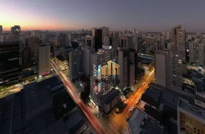 Apartamento com 1 dormitório à venda, 24 m² - centro - curitiba/pr