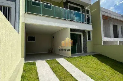 Sobrado à venda, 150 m² por r$ 540.000,00 - jardim aguas claras - campo largo/pr