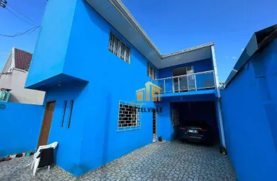 Sobrado com 3 dormitórios à venda, 165 m² - cajuru - curitiba/pr