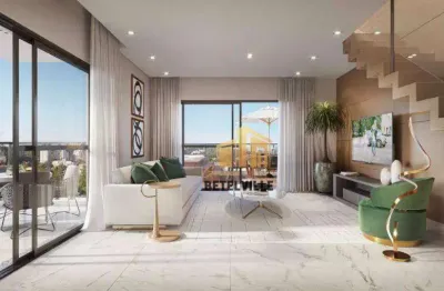 Apartamento garden com 2 dormitórios à venda, 163 m² - juvevê - curitiba/pr