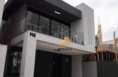 Sobrado com 4 dormitórios à venda, 190 m² - santa cândida - curitiba/pr
