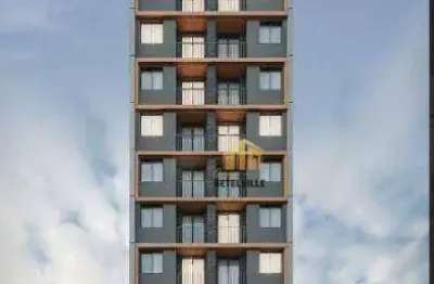 Apartamento com 1 dormitório à venda, 27 m² - centro - curitiba/pr
