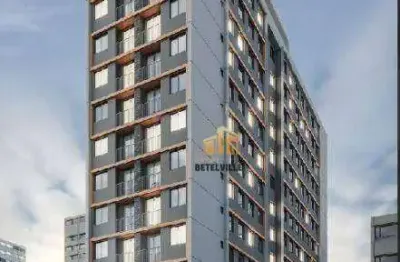 Apartamento com 2 dormitórios à venda, 34 m² - centro - curitiba/pr