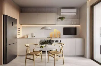 Studio com 1 dormitório à venda - mercês - curitiba/pr