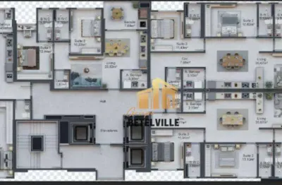 Apartamento com 3 dormitórios à venda - perequê - porto belo/sc