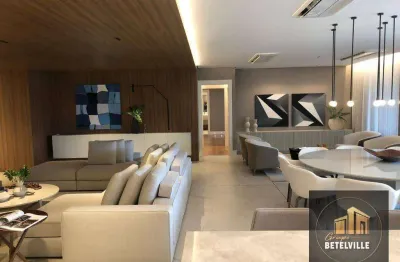 Apartamento garden com 4 dormitórios à venda, 283 m² - barigui - curitiba/pr