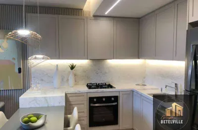 Studio com 1 dormitório à venda, 36 m² - barigui - curitiba/pr
