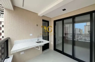 Apartamento 2 dormitórios, 1 suíte, na aviação em praia grande.
