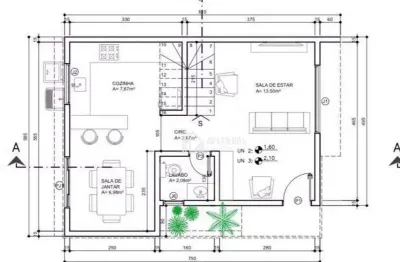 Sobrado com 3 dormitórios à venda, 115 m² por r$ 575.000,00 - atuba - curitiba/pr