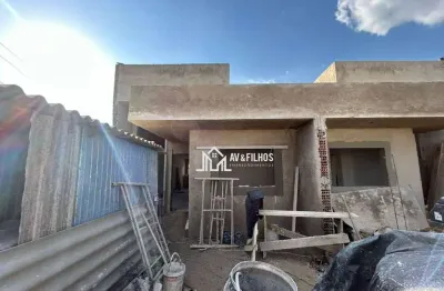 Casa com 3 dormitórios à venda, 69 m² por r$ 450.000,00 - jardim dona joaquina ii - pinhais/pr