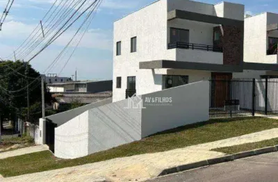 Sobrado com 3 dormitórios à venda, 127 m² por r$ 812.000,00 - atuba - curitiba/pr