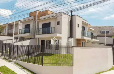 Sobrados com 2 à 3 dormitórios à venda, 94 m² a partir de r$ 675.000 - atuba - curitiba/pr