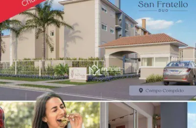 Apartamento garden com 2 dormitórios à venda, 51 m² por r$ 355.000,00 - campo comprido - curitiba/pr