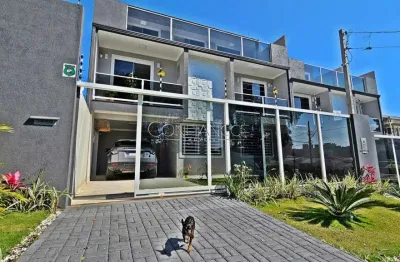 Casa com 4 quartos à venda na rua atílio brunetti, 100, capão raso, curitiba, 150 m2 por r$ 1.297.900
