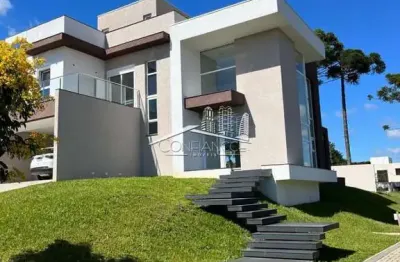 Casa em condomínio fechado com 3 quartos à venda na rua hellena betecek, 767, butiatuvinha, curitiba, 358 m2 por r$ 3.500.000