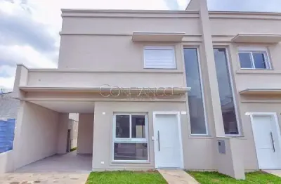 Casa em condomínio fechado com 3 quartos à venda na rua joão dembinski, 515, campo comprido, curitiba, 120 m2 por r$ 1.140.000