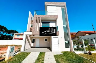 Casa em condomínio fechado com 3 quartos à venda na rua vereador ângelo burbello, 2515, umbará, curitiba, 144 m2 por r$ 850.000