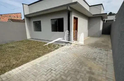 Casa com 3 quartos à venda na rua ivaí, 100, iguaçu, araucária, 78 m2 por r$ 590.000