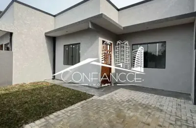 Casa com 3 quartos à venda na rua ivaí, 490, iguaçu, araucária, 73 m2 por r$ 550.000